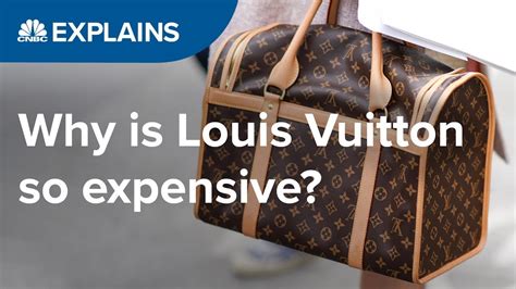 why louis vuitton is so expensive|is louis vuitton overpriced.